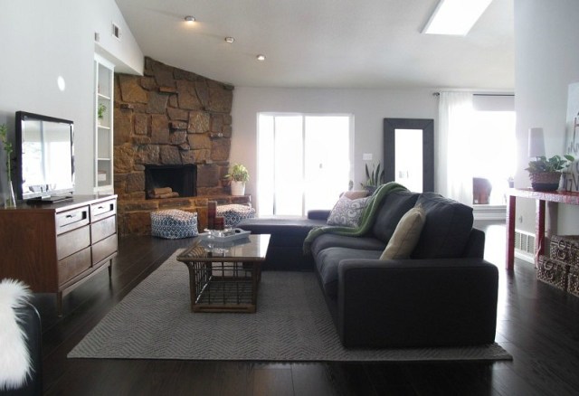 vintage modern living room